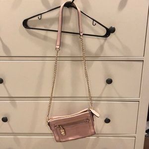 Light pink Rebecca Minkoff crossbody bag
